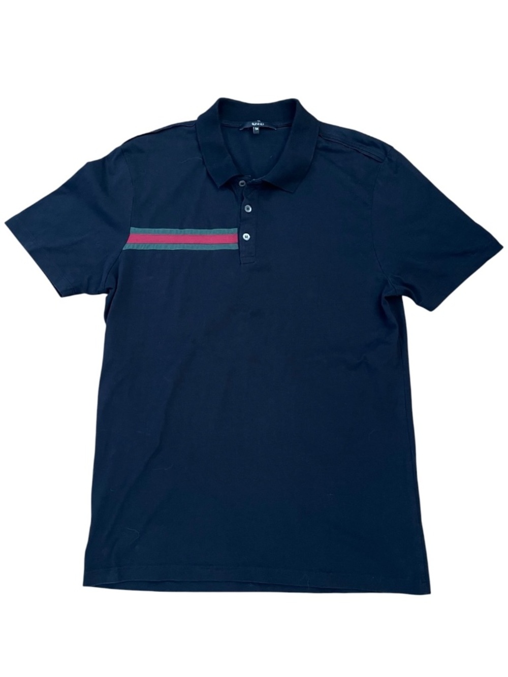 Gucci Web Stripe Polo Shirt - EUC